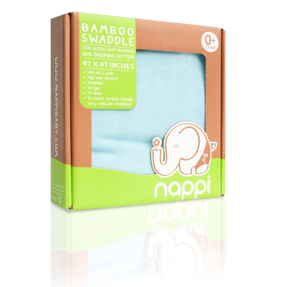 ผ้าอ้อมเยื่อไผ่ Bamboo Swaddle Nappi Baby (47นิ้ว)